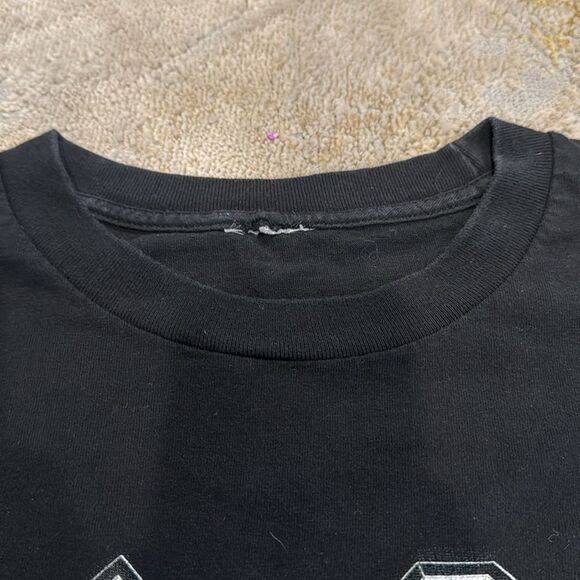AC/DC Lightning Bolt T-Shirt Mens XLarge Black White 2004 Y2K Graphic Rock Band - Picture 4 of 7